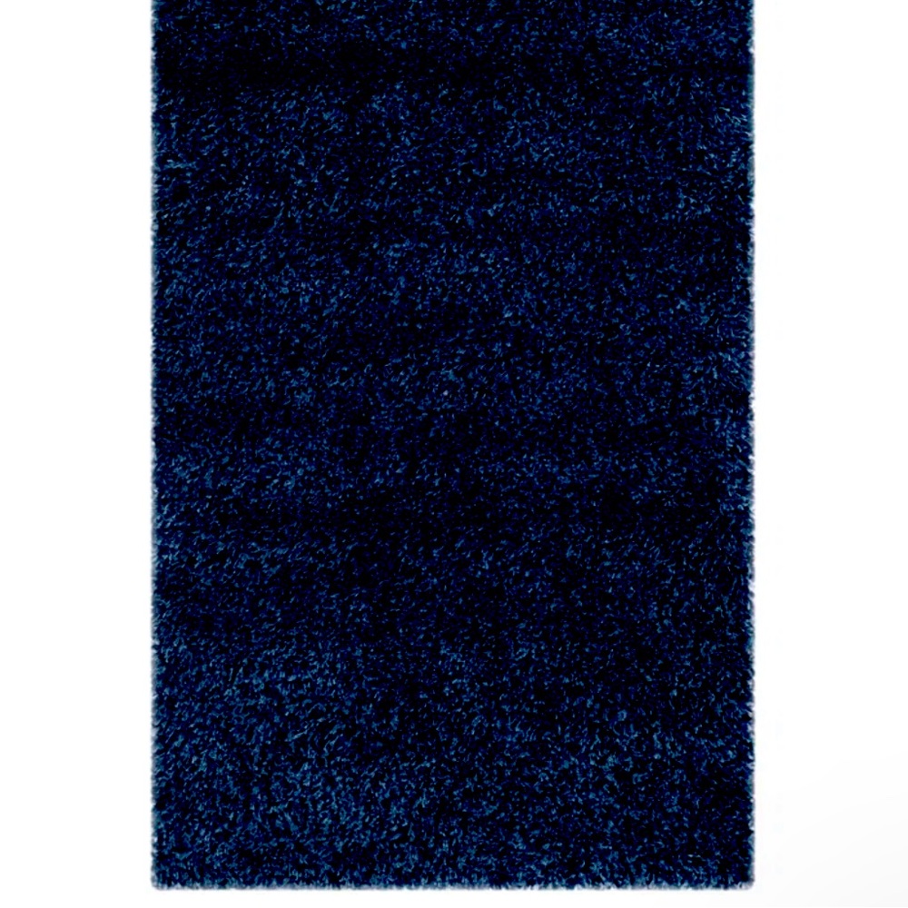 Solid Navy Blue Rug